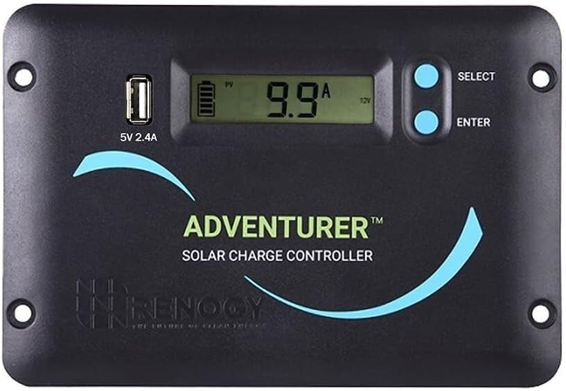 Smart 30A Solar Charge Controller - LCD Display & Bluetooth Monitoring Ready