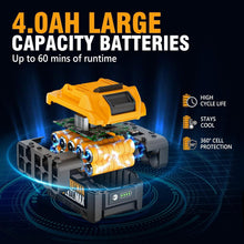Load image into Gallery viewer, Compact 1/2 Inch Cordless Impact Wrench with Included Suitcase and Accessories