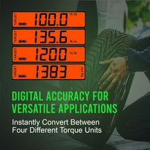 Load image into Gallery viewer, Precision Digital Torque Wrench, 3/8 Drive, 25-250 in-lb for Accurate Tightening