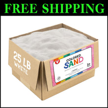 Load image into Gallery viewer, Vibrant 25-Pound Craft Sand in 12 Colors - Perfect for Kids' Art &amp; Learning