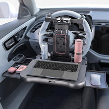 Load image into Gallery viewer, 2-in-1 Car Steering Wheel Desk &amp; Back Seat Tray - Ultimate Driving Convenience