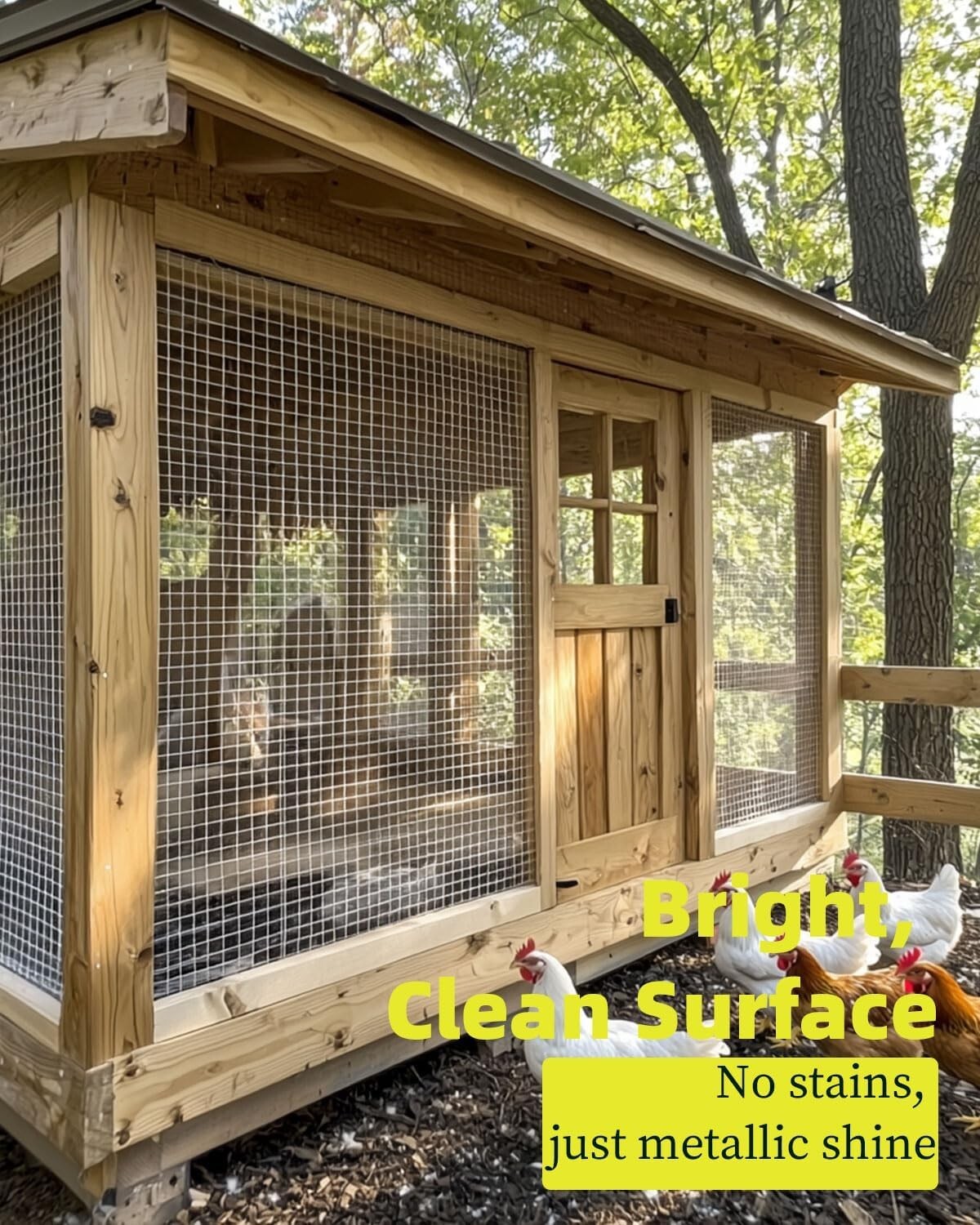 Durable 24" x 50' Hot-Dip Galvanized Wire Mesh with Gloves Included