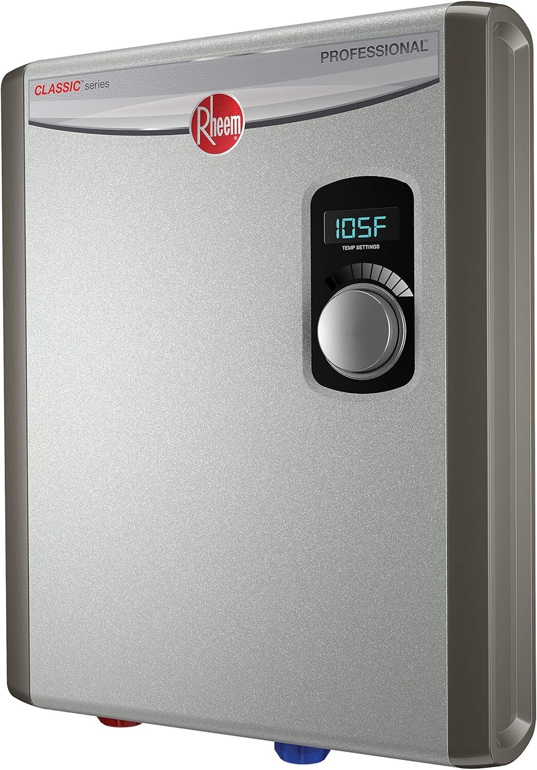 18kW Tankless Electric Water Heater with LED Display - Space-Saving Solution