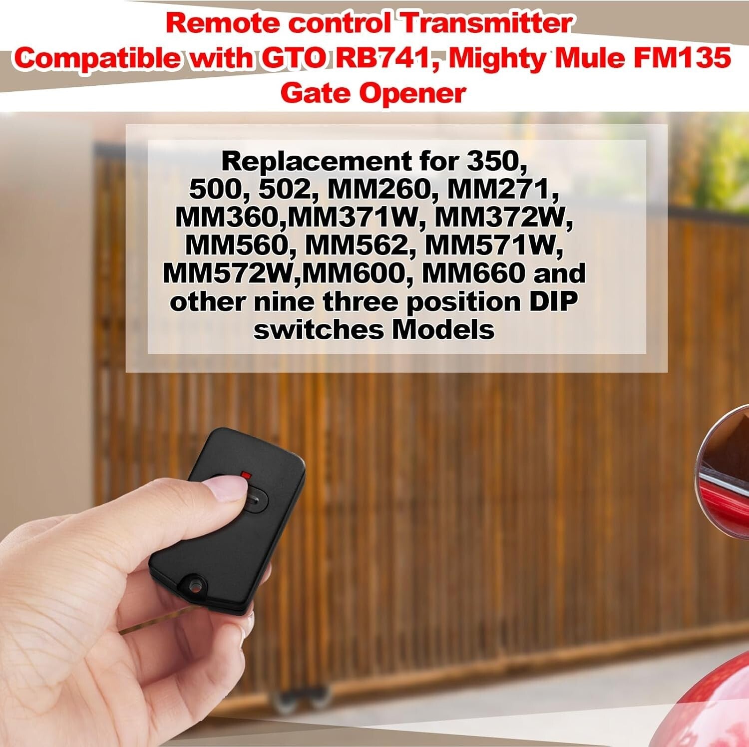 Ergonomic Garage Door Controllers - 12 Convenient Remotes for Gate Openers