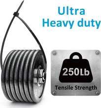 Load image into Gallery viewer, Black 18 Inch Zip Ties 250 Pack - Ultimate Strength, Indoor/Outdoor Use