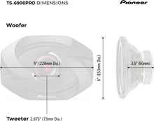 Load image into Gallery viewer, Dynamic Sound 6" x 9" Coaxial Speakers - Effortless Installation &amp; Bass Boost
