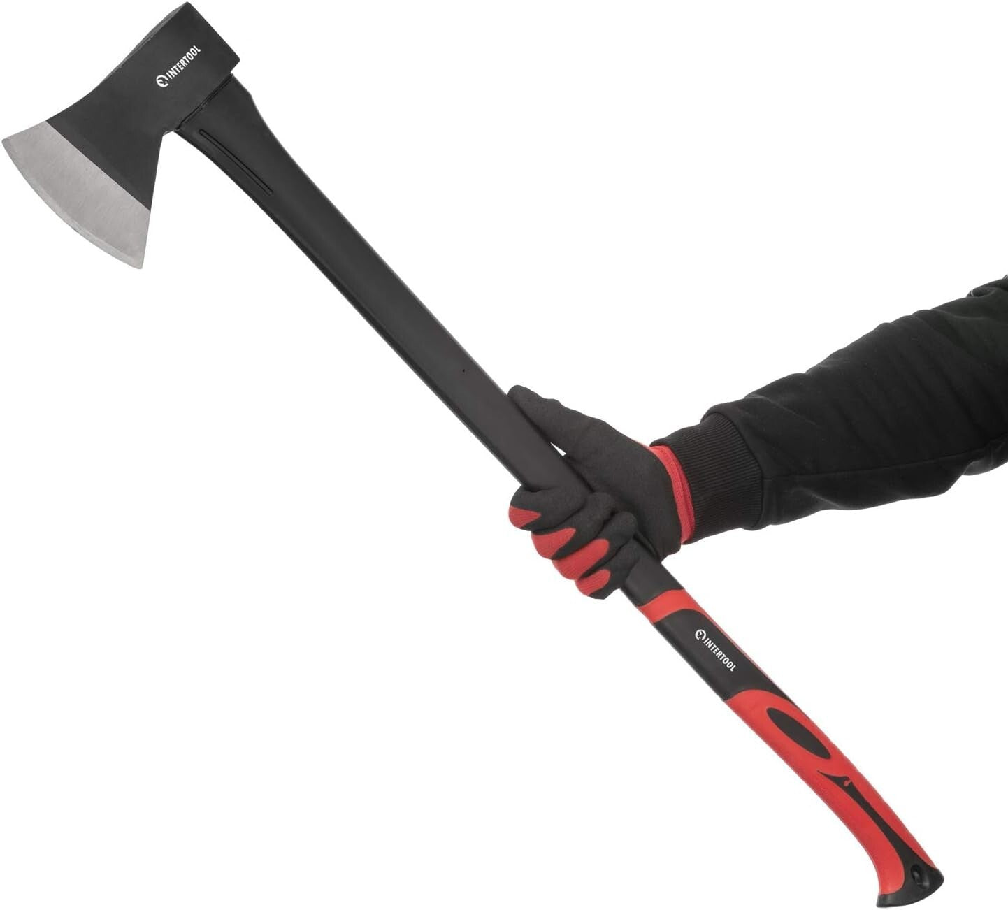 36-Inch Heavy-Duty Chopping Axe - Shock-Elliminating Handle & Safeguard Cover