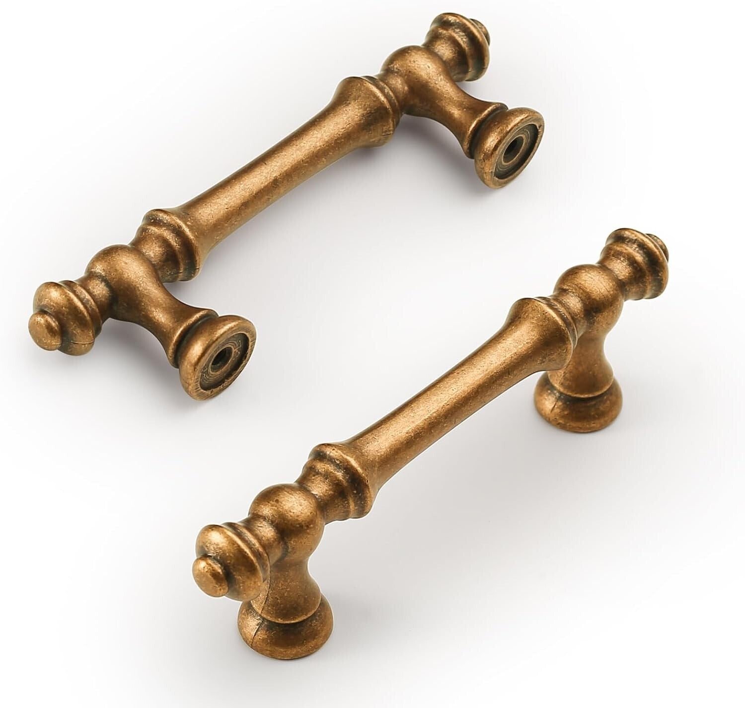 Durable Antique Brass Cabinet Pulls 3 Inch - Perfect for Home Upgrade