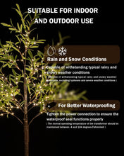 Load image into Gallery viewer, Dimmable Waterproof Olive Tree - 6ft of Warm White LED Elegance for Any Occasion