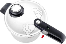 Load image into Gallery viewer, 6.3 Quart Stainless Steel Pressure Cooker with Steamer Insert &amp; Touch Control