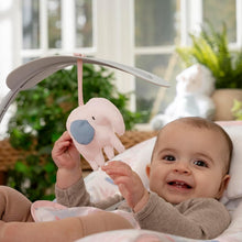 Load image into Gallery viewer, Pink Burst Portable Baby Seat: 3-in-1 Vibrating Bouncer, Rocker &amp; Toddler Rocker