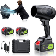 Load image into Gallery viewer, Lightweight Cordless Leaf Blower - 500000RPM Power with Batteries &amp; Charger