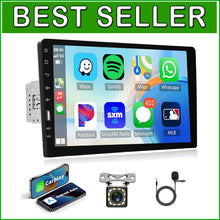 Load image into Gallery viewer, Modern 9-Inch Car Multimedia Player with Bluetooth, USB Link, and Mirror Connect