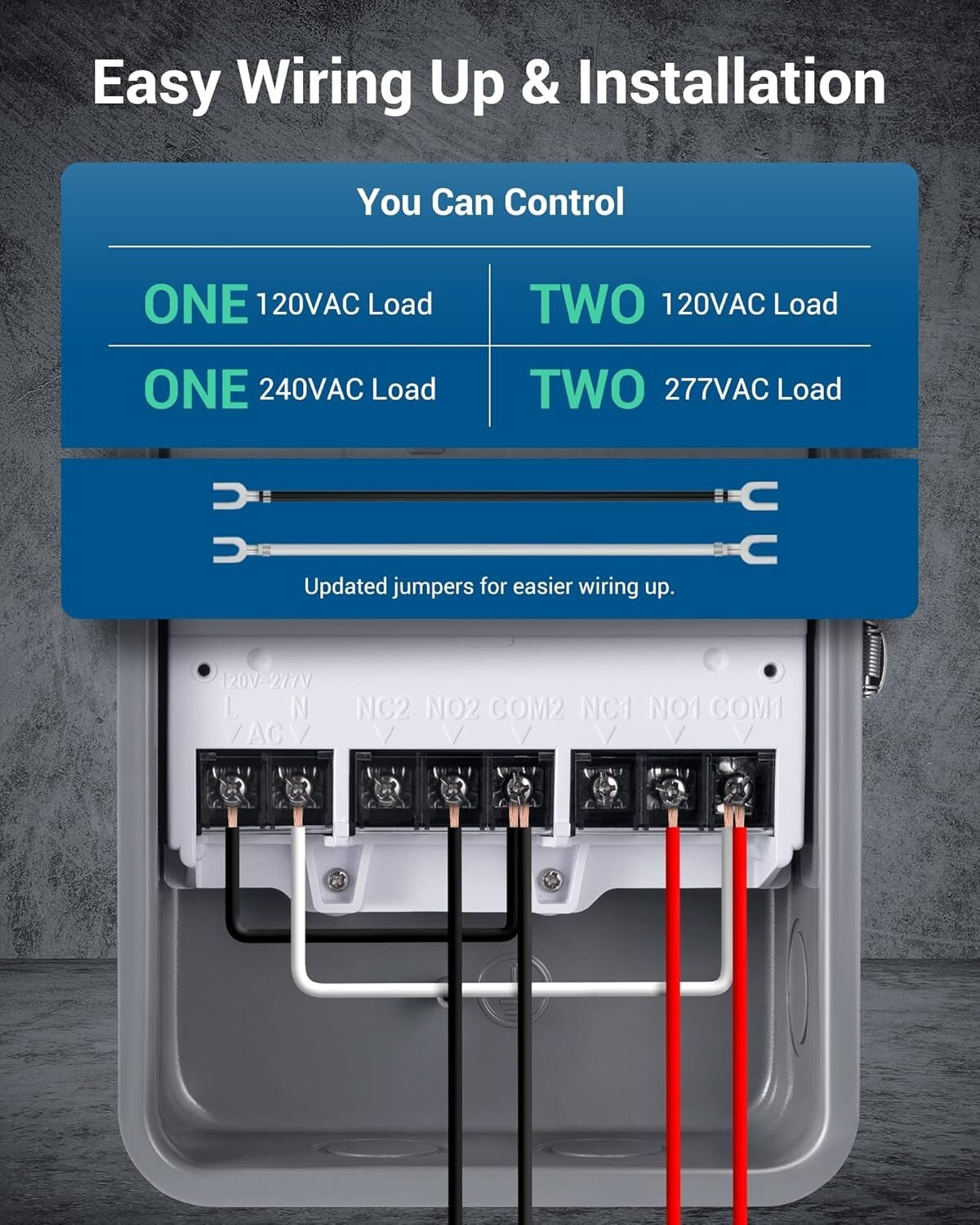 40A Outdoor Pool Timer with Voice Control - Alexa & Google Assistant Compatible