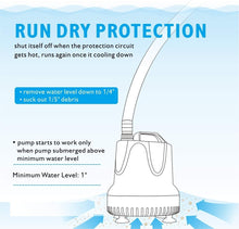 Load image into Gallery viewer, Efficient Submersible Pump 90W for Easy Aquarium Water Transfers - 9.2 ft Lift