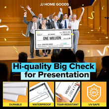 Load image into Gallery viewer, Reusable Dry Erase Big Check - Ideal for Charity, Contests &amp; Presentations