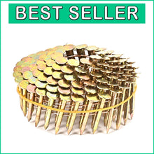 Load image into Gallery viewer, 15° Round Head Coil Roofing Nails (3600 Count) for Durable Construction Projects