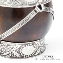 Load image into Gallery viewer, Authentic Yerba Mate Gourd Set - Natural Calabash with Artful Bombilla Included