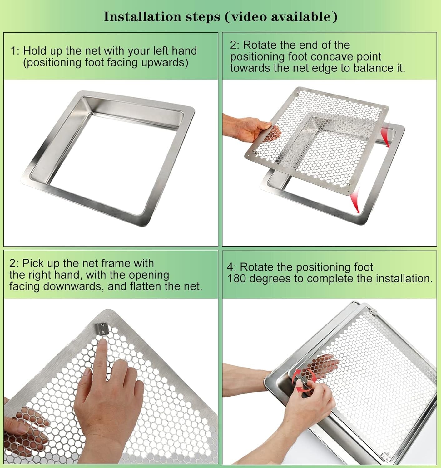 Durable Soil Sifter with Interchangeable Screens - Perfect for Garden Projects