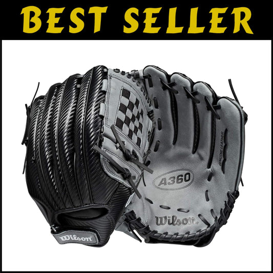 CarbonLite 12.5" Youth Baseball Glove - Right Hand Throw, Timeless Black/Grey