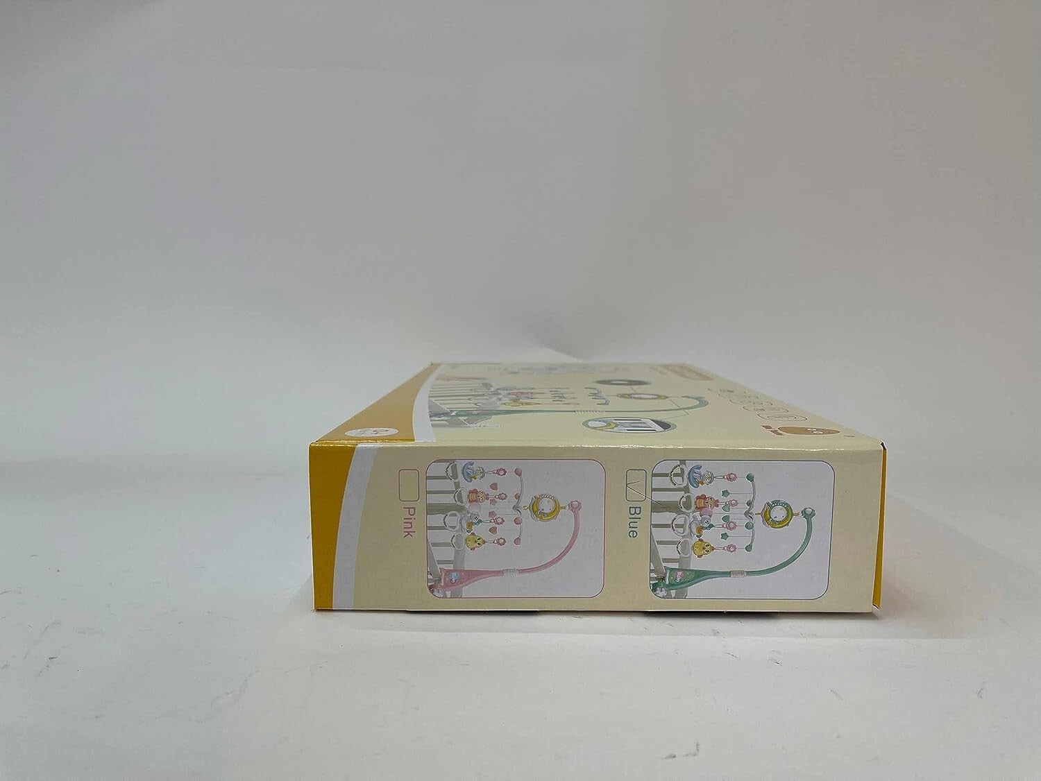 Delightful Crib Mobile with Light Up Projector & Rotating Rattles for Newborns