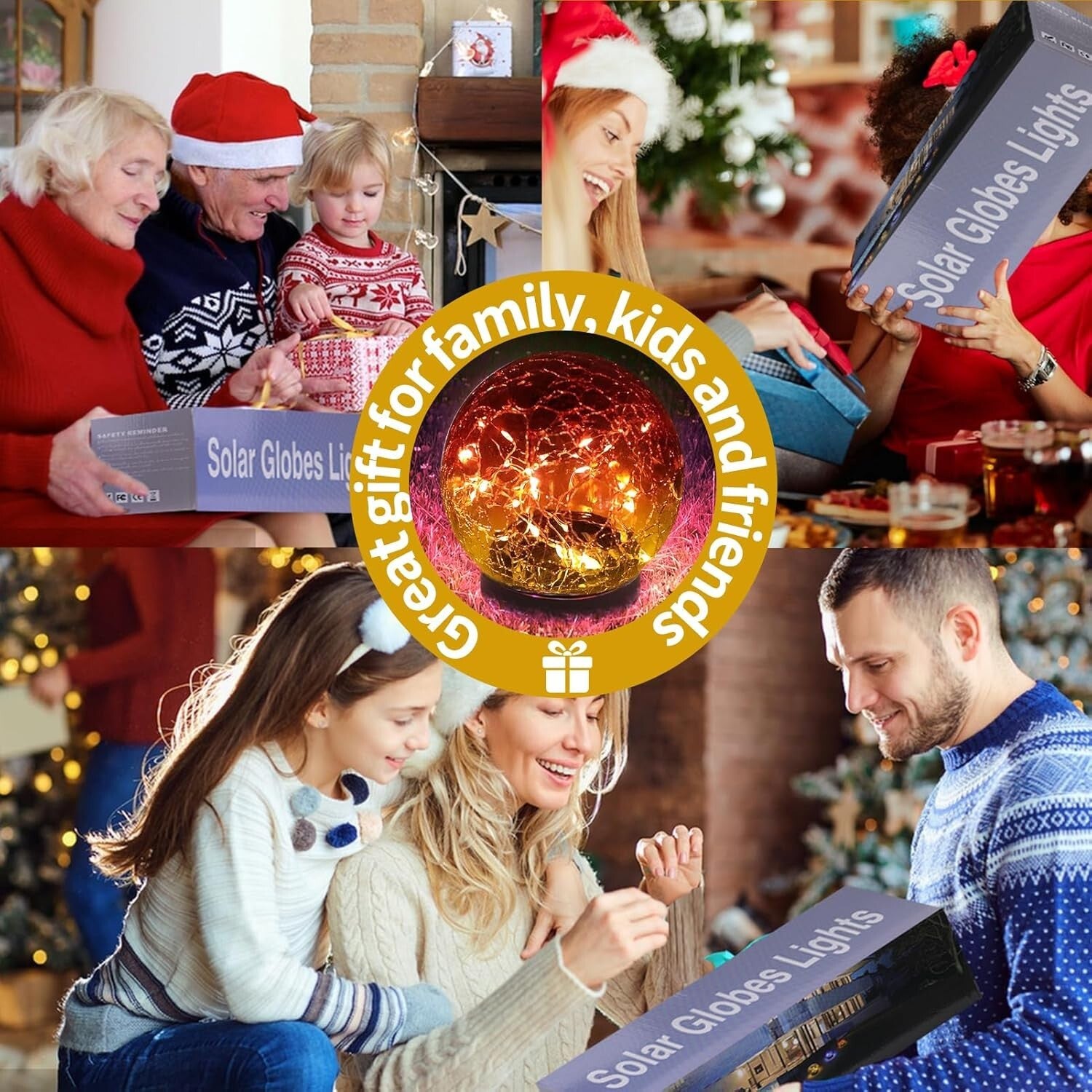 Elegant Solar-Powered Globe Lights - Waterproof and Remote-Controlled for Patios