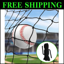 Load image into Gallery viewer, Premium Nylon Sports Netting Barrier - 10'x20'/30'/40' for Baseball and More