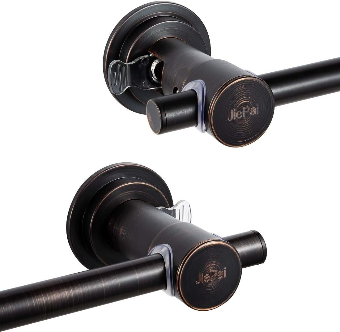 Elegant 24" Removable Suction Towel Bar - Heavy-Duty Bathroom Organizer