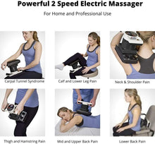 Load image into Gallery viewer, Portable Electric Body Massager - Handheld Deep Tissue Pain Relief, 2 Speeds