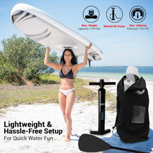 Load image into Gallery viewer, Lightweight 10'6" Paddle Board with EVA Deck - Ideal for Family Fun &amp; Adventure