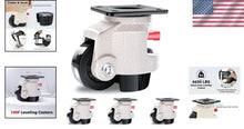Load image into Gallery viewer, Industrial Grade Leveling Casters Set of 4, 6600 LBS Heavy-Duty with Ratchet Arm