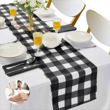 Load image into Gallery viewer, Fashionable 12-Pack Gingham Table Runners 14" x 108" for Stylish Dining Events