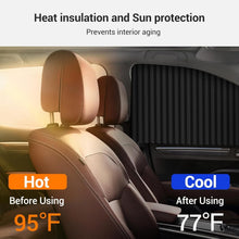 Load image into Gallery viewer, Extendable Magnetic Sun Shade for Cars - 4 PCS Privacy Covers for SUVs &amp; Trucks