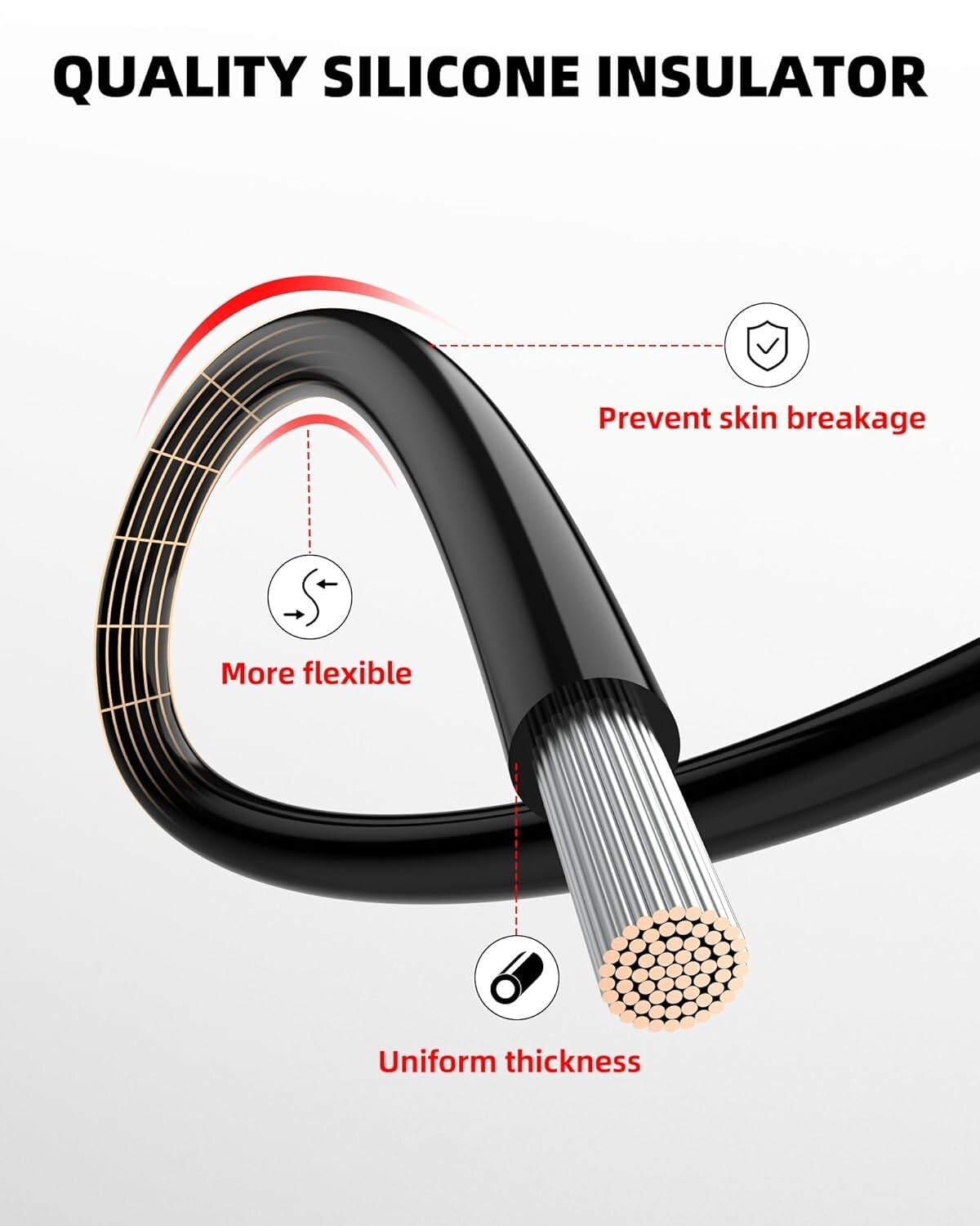 Versatile 180ft 16 AWG Silicone Wire with Tinned Copper - Ideal for DIY Projects