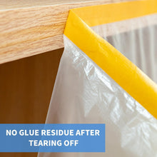 Load image into Gallery viewer, 3-Pack Pre-Taped Masking Film Rolls 9ft x 90ft for Ultimate Surface Protection