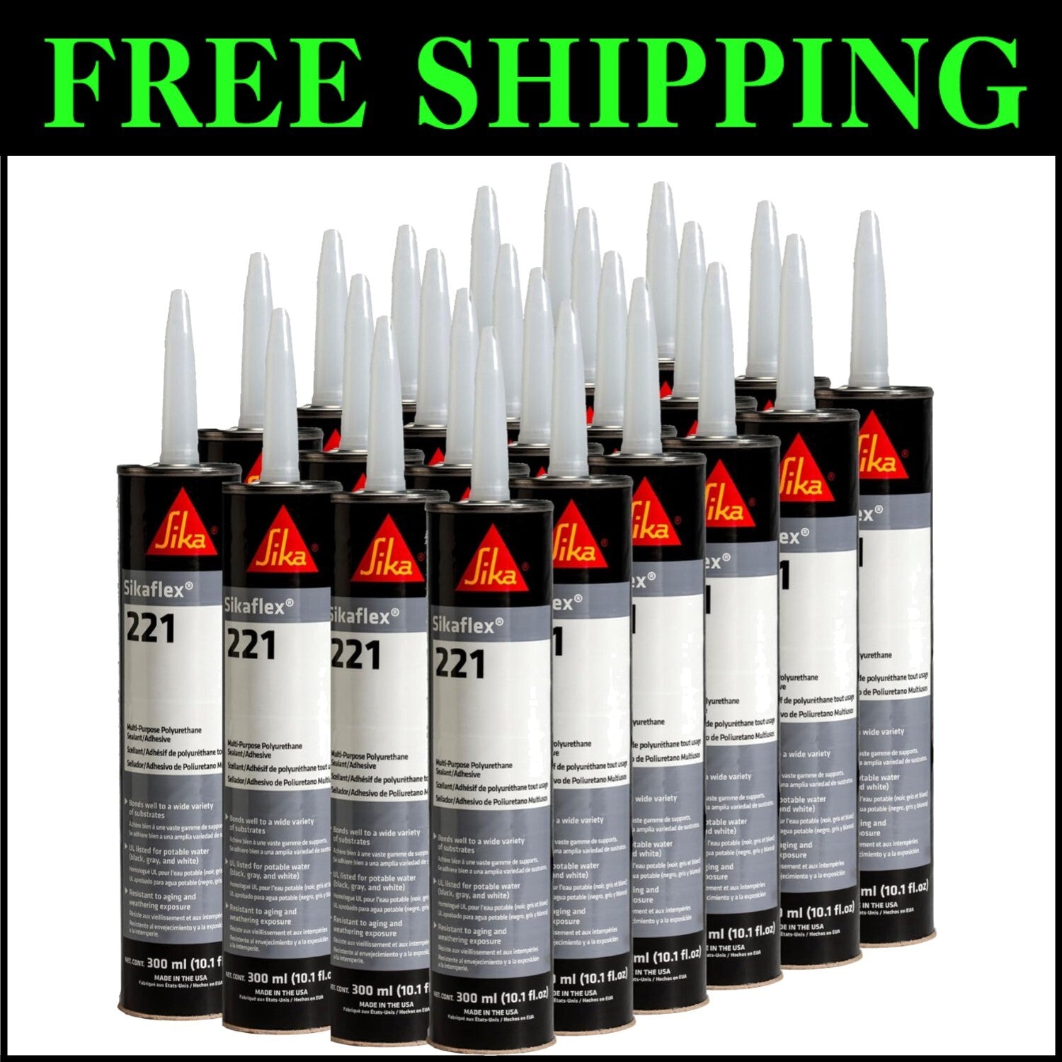 Versatile White Polyurethane Sealant - NSF Approved for Food Safety - Flex-221