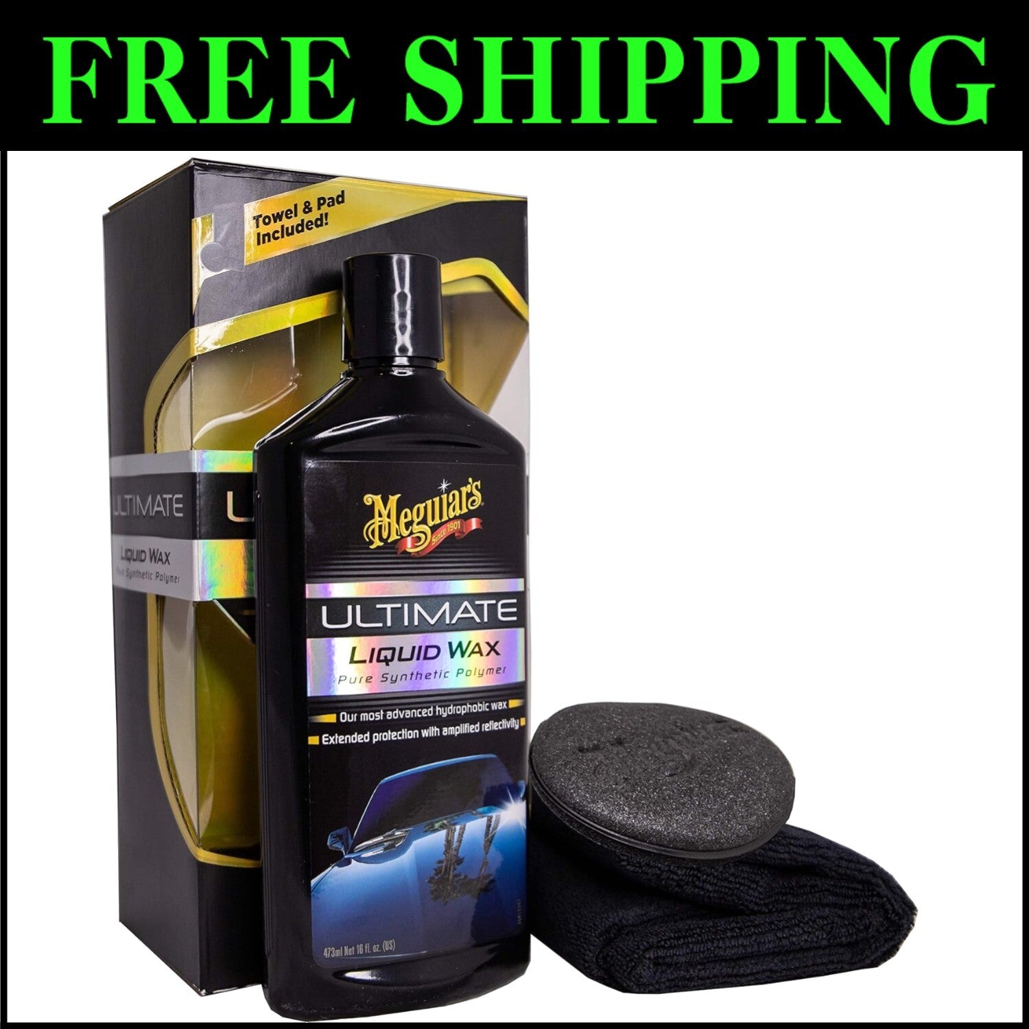 16oz Ultimate Liquid Wax - Effortless Shine and Hydrophobic Protection