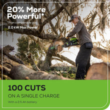 Load image into Gallery viewer, Lightweight 16" Brushless Chainsaw - 20% More Torque &amp; Easy Starting Technology