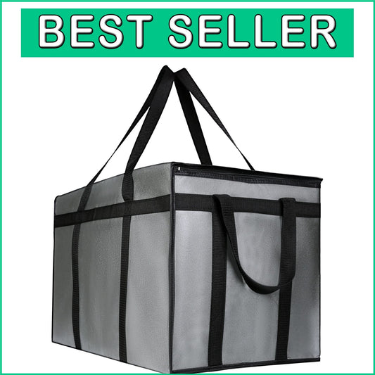 Extra Large Insulated Cooler Bags - Triple-Layer Thermal Protection for Delivery