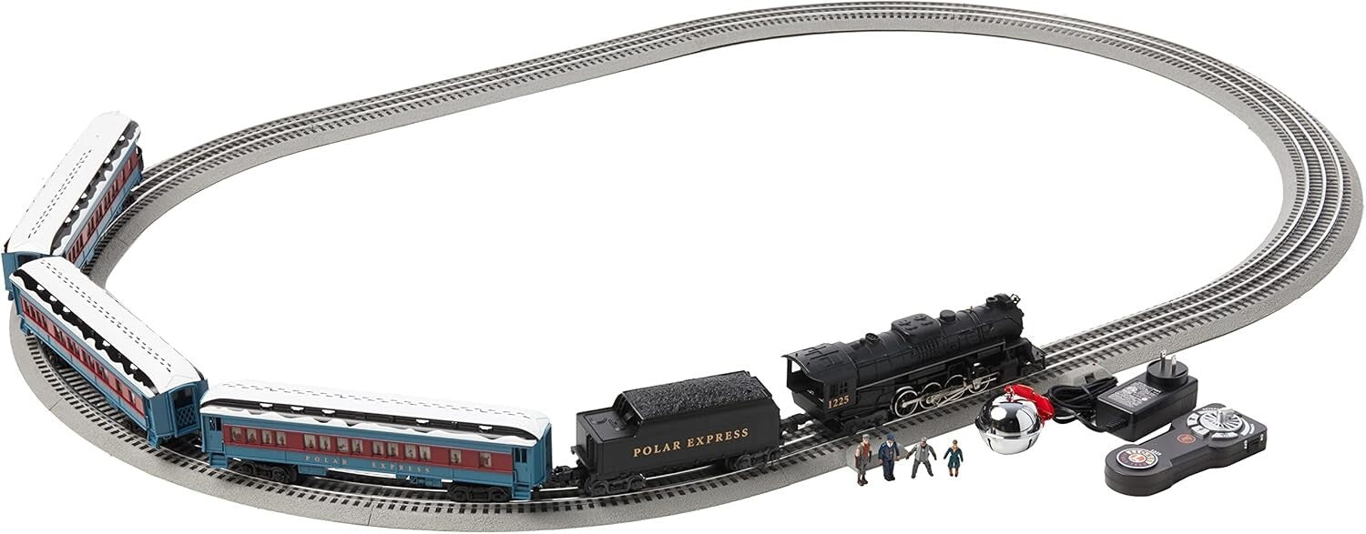 All-in-One Polar Express Model Train Set with Bluetooth and Custom Announcements