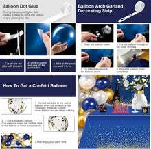 Load image into Gallery viewer, Complete Graduation Decor Bundle - Balloons, Backdrop &amp; Gold Dot Tablecloths