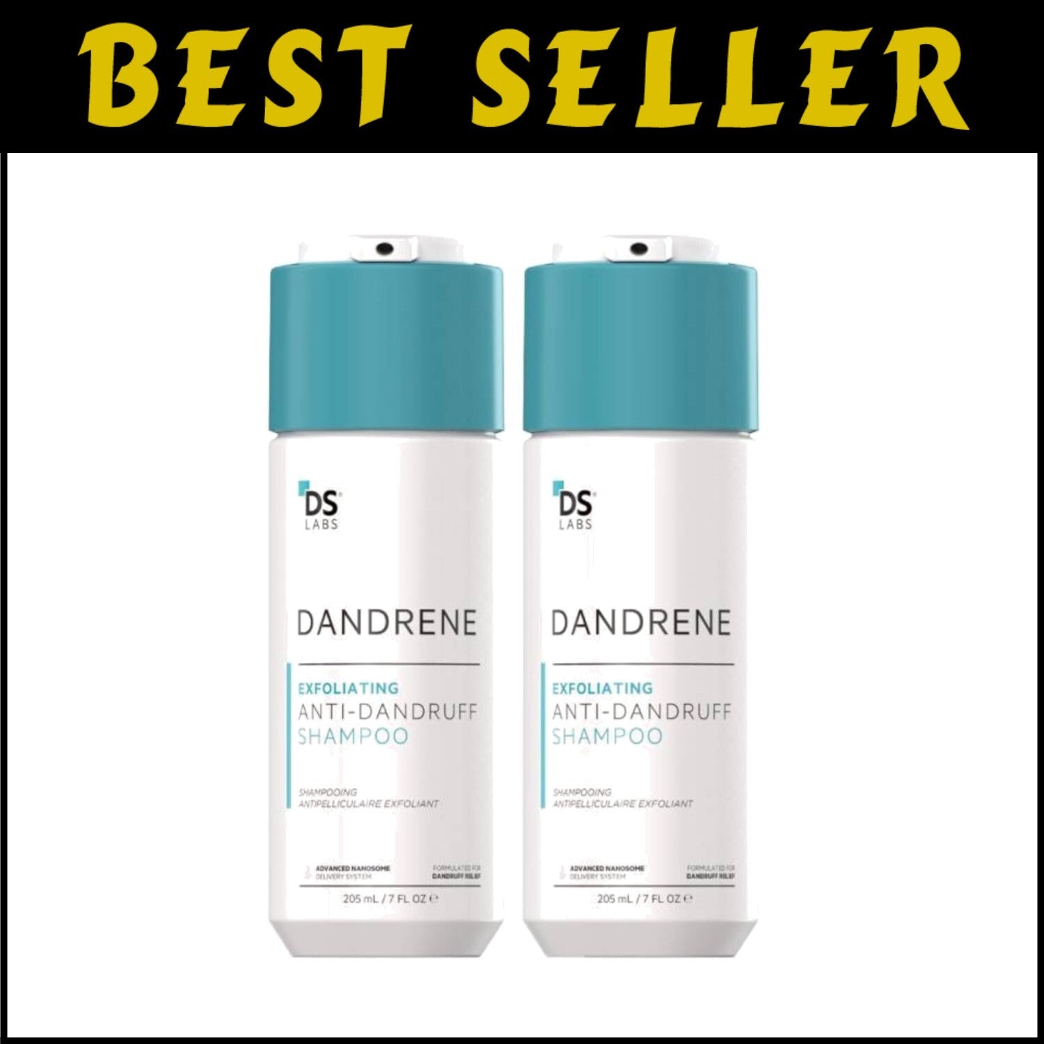 Dandrene Anti-Dandruff Shampoo - Exfoliating Formula for Itchy Scalp Relief
