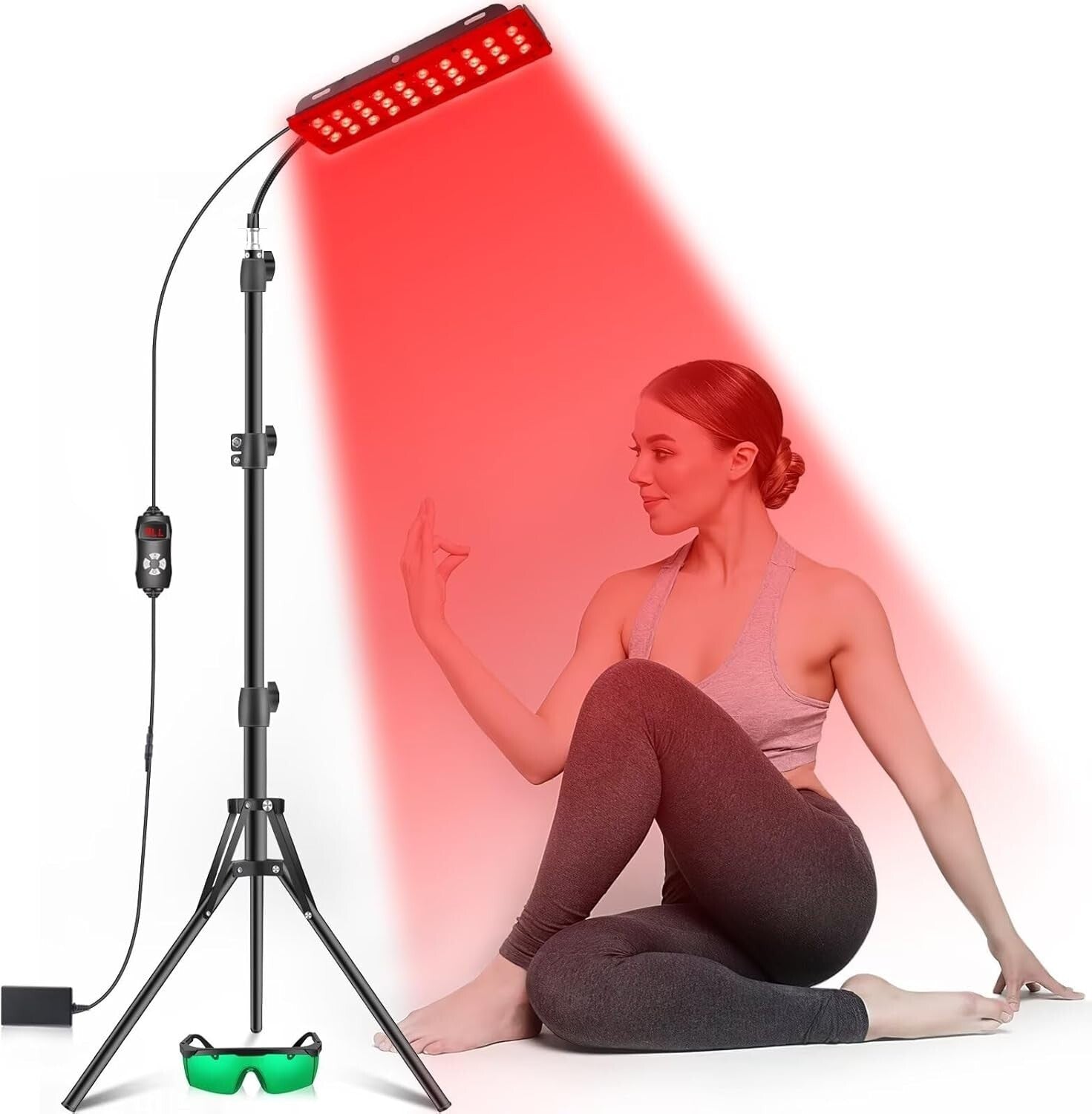Adjustable Red Light Therapy Panel with Stand - Energize Cells & Alleviate Pain