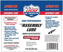 Load image into Gallery viewer, High Performance Semi-Synthetic Engine Assembly Lube with ZINC &amp; MOLY 96 Fl Oz
