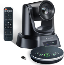 Load image into Gallery viewer, 20X Optical Zoom 1080P PTZ Conference Camera System with Bluetooth Speakerphone