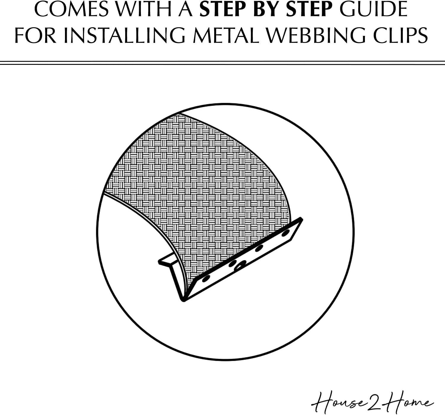 Versatile 2 Inch Elastic Webbing Kit for Indoor & Outdoor Furniture Repairs