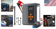 Load image into Gallery viewer, All-in-One Jump Starter &amp; Tire Inflator - 8000A with 32000mAh &amp; Bright LED Light
