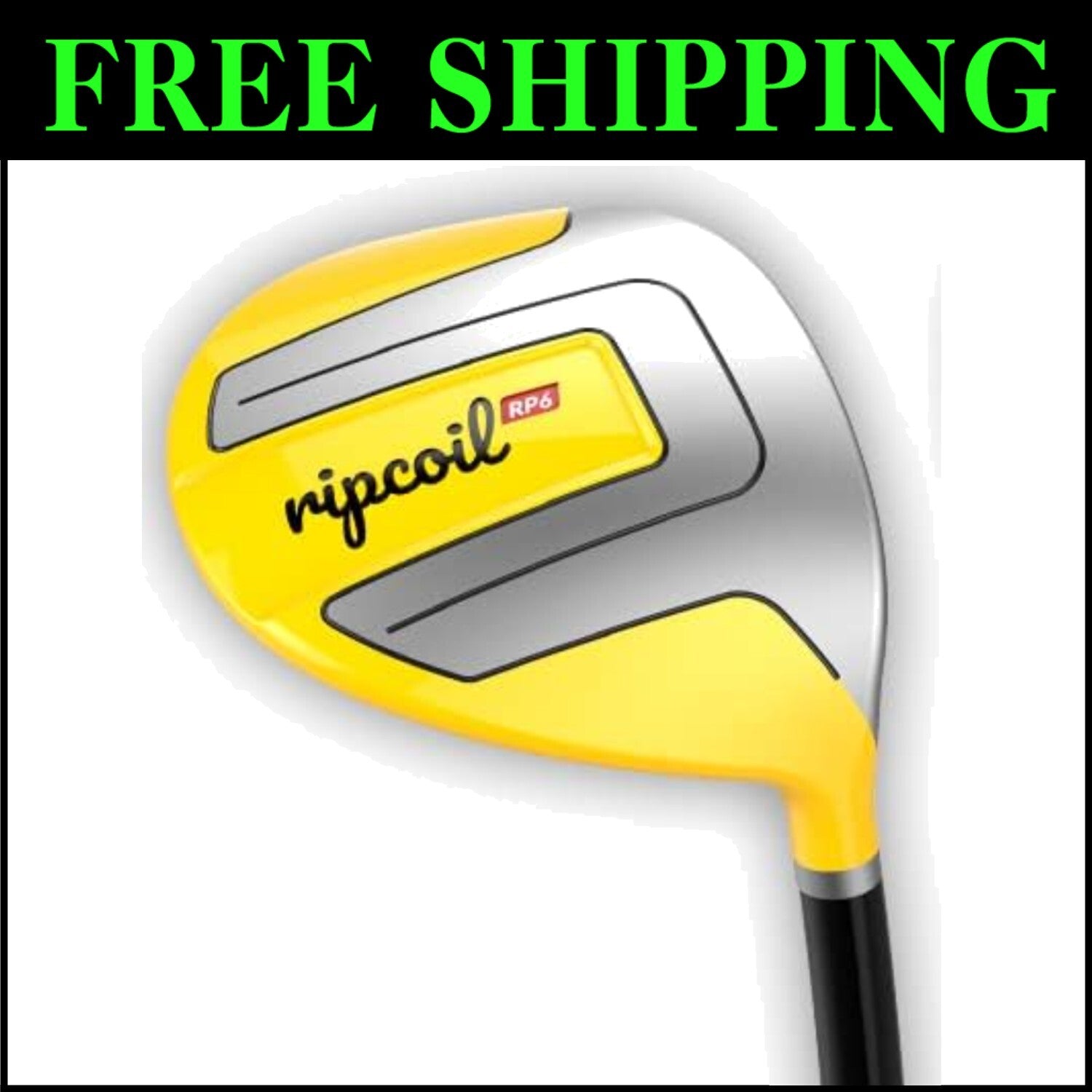 Right-Handed Golf Trainer with Whippy Shaft and Driver Head - Enhance Your Game