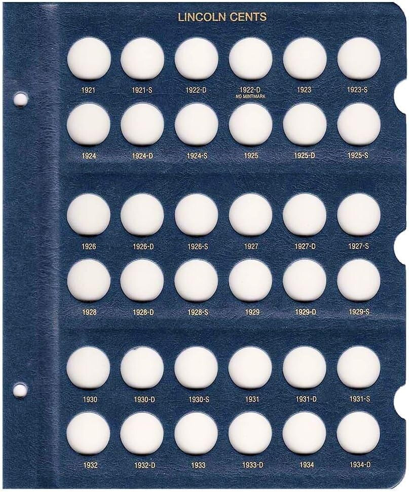 Lincoln Cent Coins Album 1909-2024 - Professional Grade for Coin Enthusiasts
