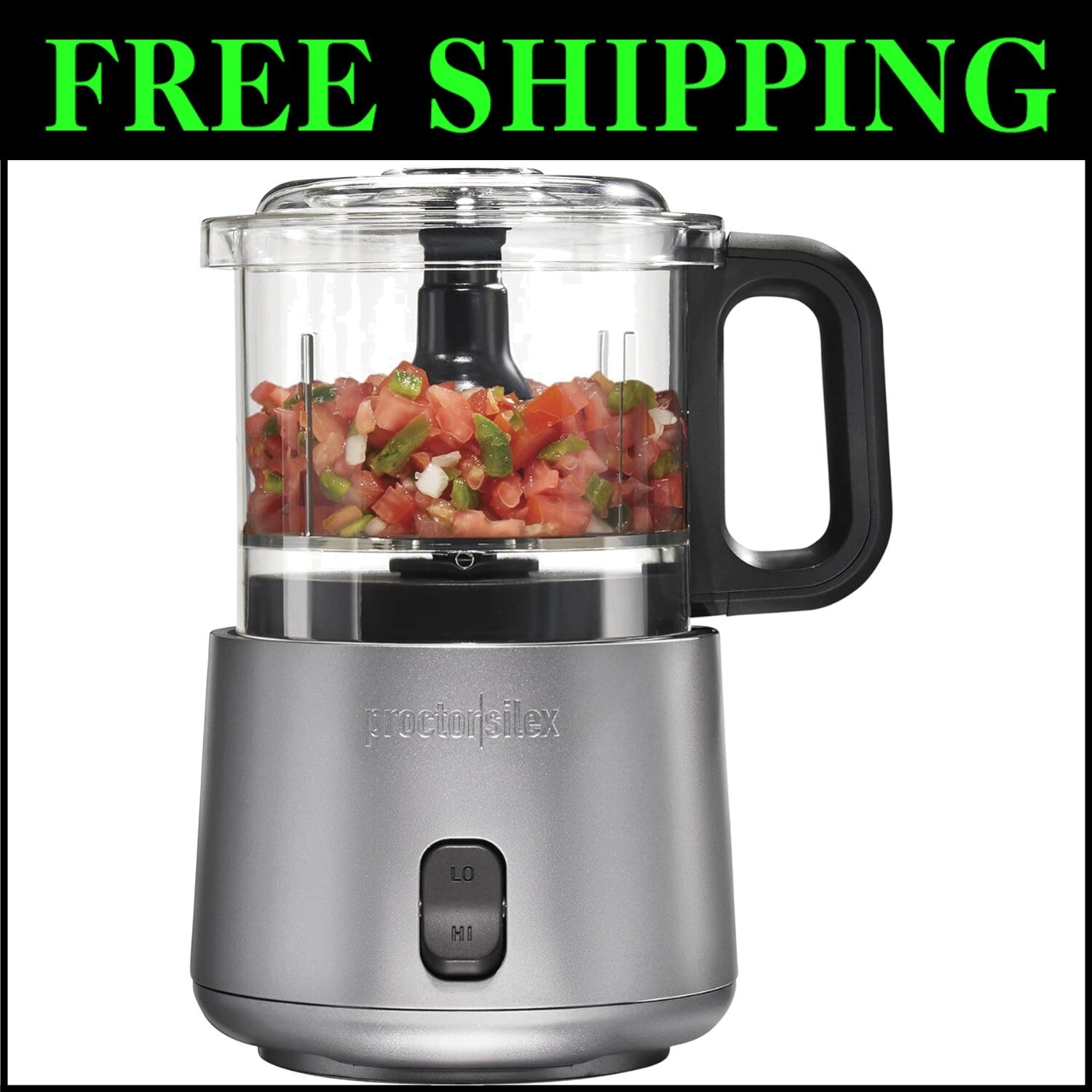 Versatile Mini Food Processor with Stainless Steel Blades - Effortless Chopping
